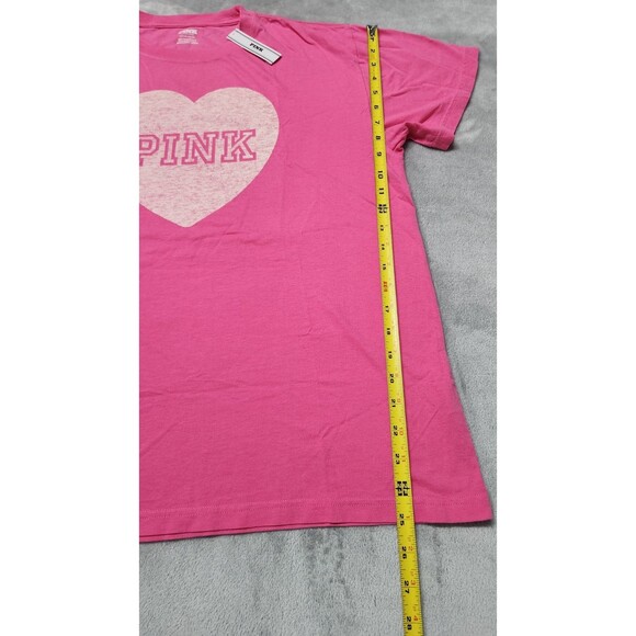 Victoria's Secret Small PINK Heart Campus Ivy T-Shirt NWT - Picture 8 of 9